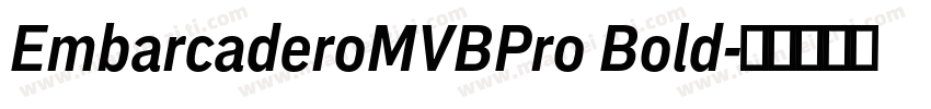 EmbarcaderoMVBPro Bold字体转换